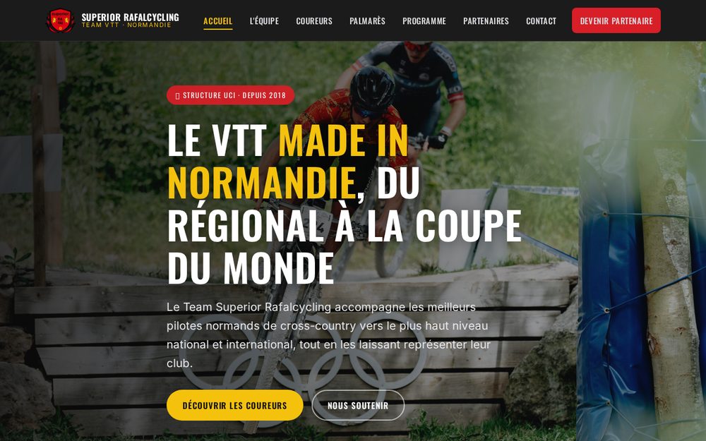 Aperçu du site Team Superior Rafalcycling